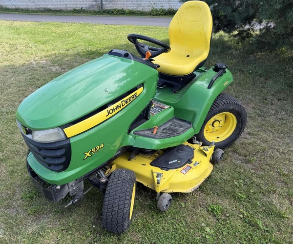 john deere x534 sodo traktoriai 0